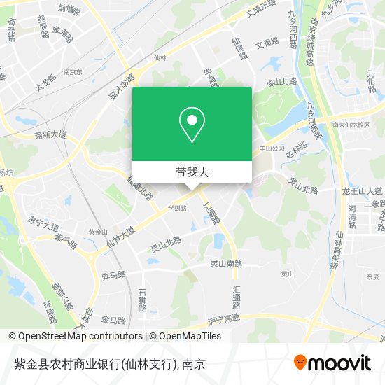 紫金县农村商业银行(仙林支行)地图