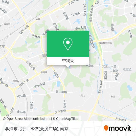 李婶东北手工水饺(曼度广场)地图