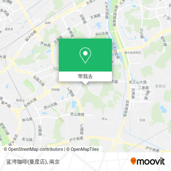 蓝湾咖啡(曼度店)地图