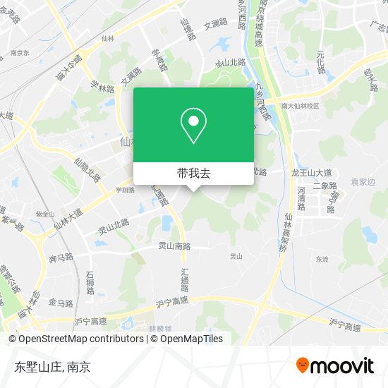 东墅山庄地图
