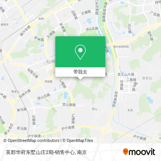 英郡华府东墅山庄2期-销售中心地图