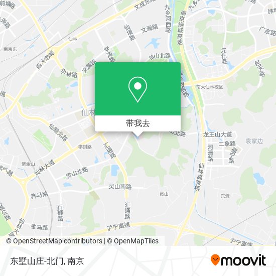 东墅山庄-北门地图