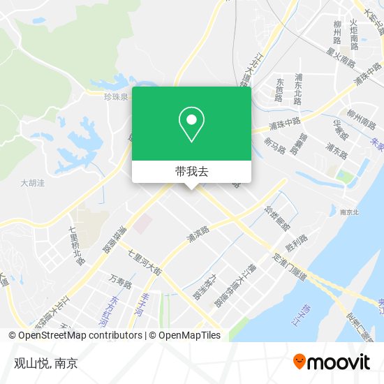 观山悦地图