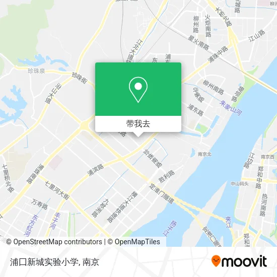 浦囗新城实验小学地图