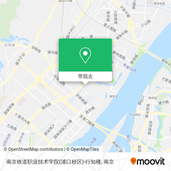 南京铁道职业技术学院(浦口校区)-行知楼地图