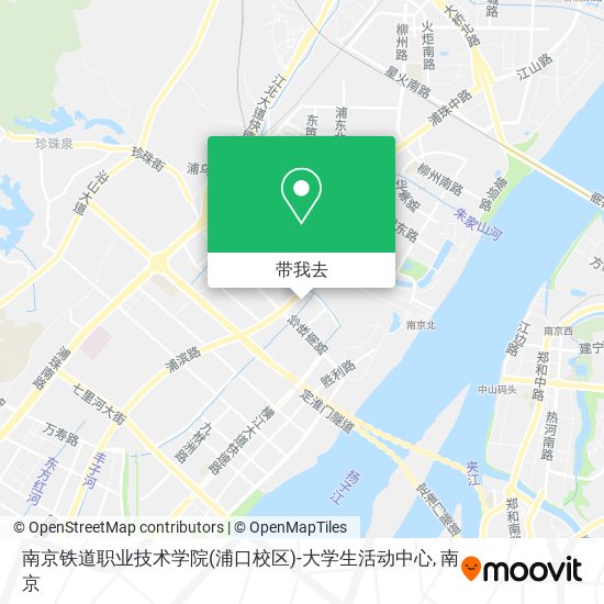 南京铁道职业技术学院(浦口校区)-大学生活动中心地图