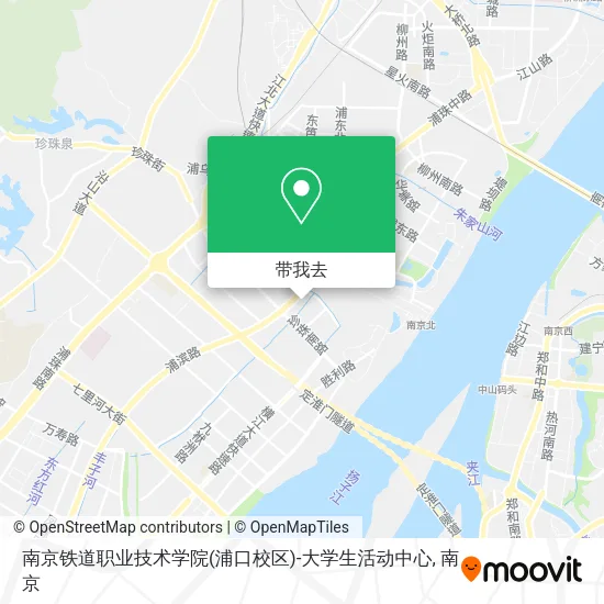南京铁道职业技术学院(浦口校区)-大学生活动中心地图