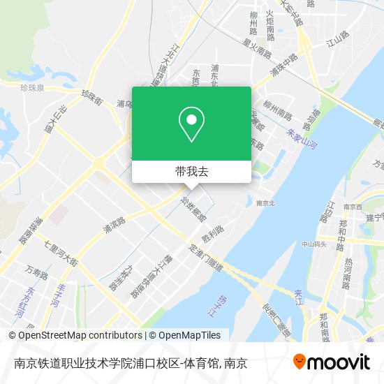 南京铁道职业技术学院浦口校区-体育馆地图