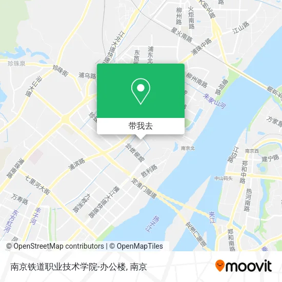南京铁道职业技术学院-办公楼地图