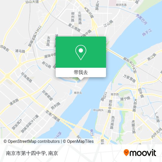 南京市第十四中学地图