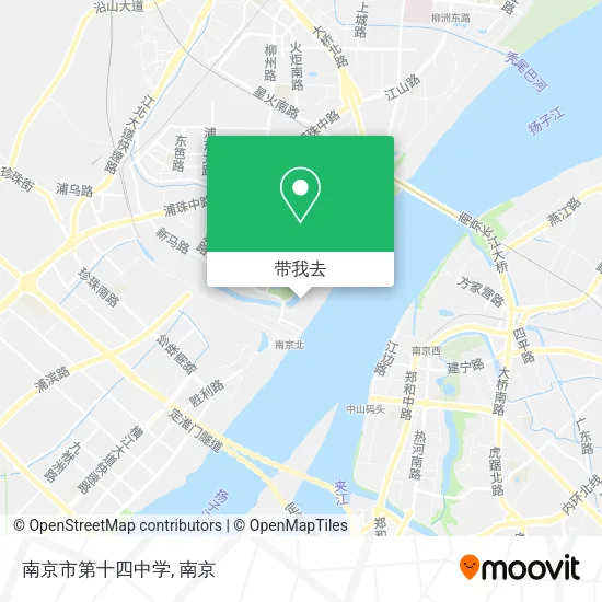 南京市第十四中学地图