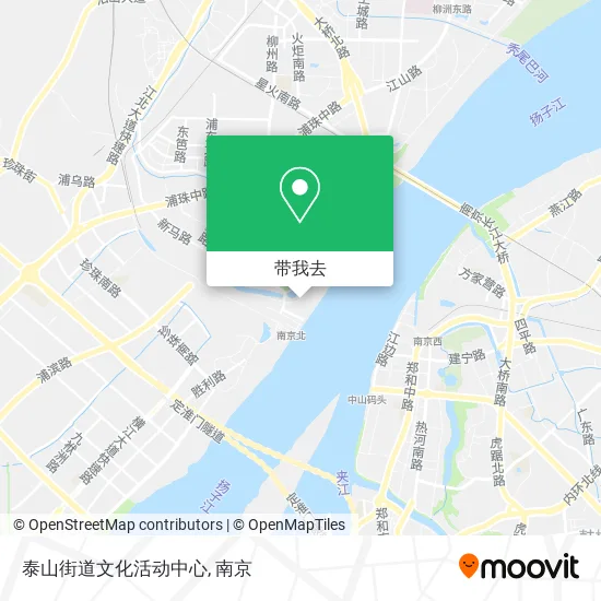 泰山街道文化活动中心地图