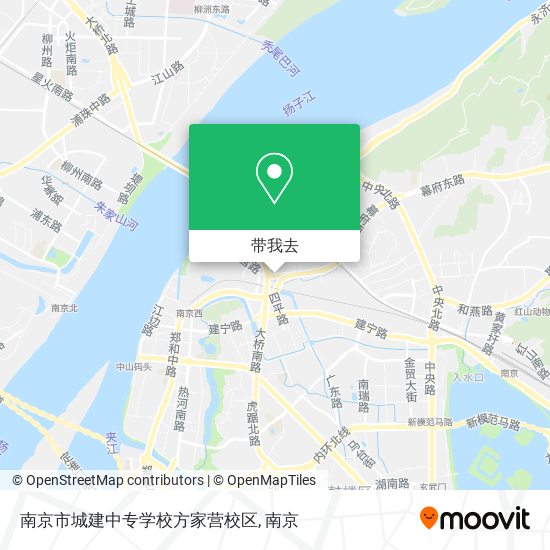 南京市城建中专学校方家营校区地图