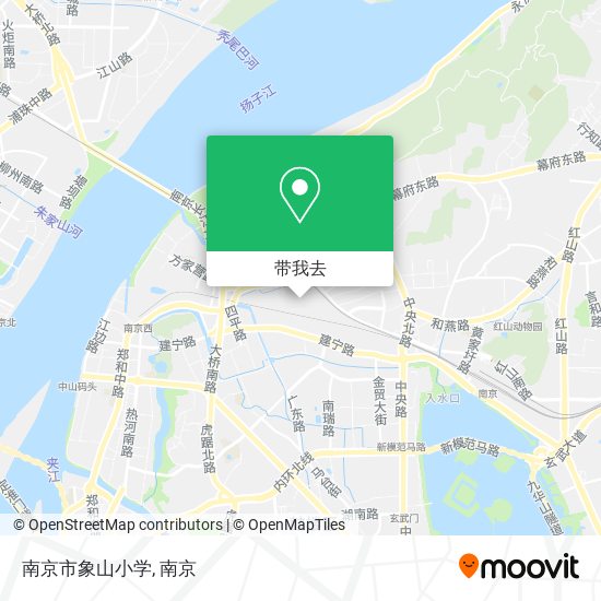 南京市象山小学地图
