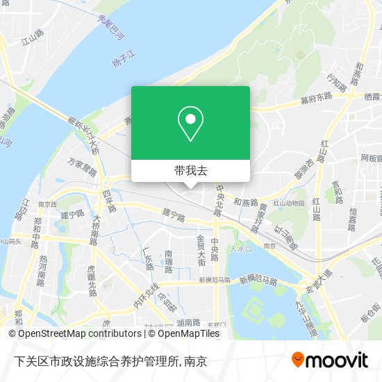 下关区市政设施综合养护管理所地图