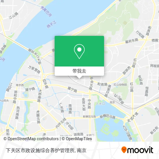 下关区市政设施综合养护管理所地图