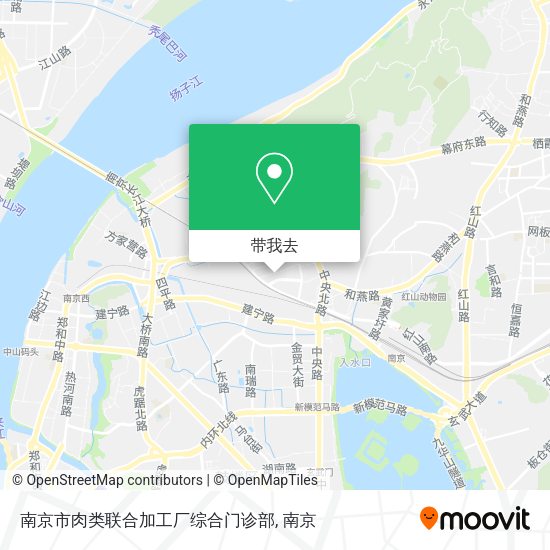 南京市肉类联合加工厂综合门诊部地图