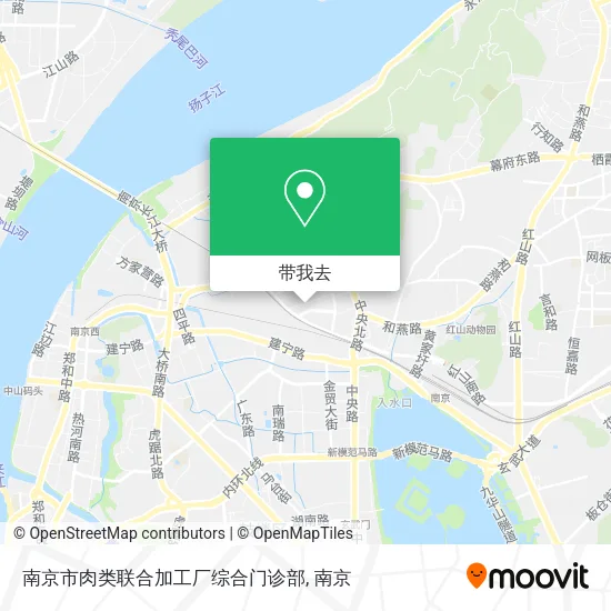 南京市肉类联合加工厂综合门诊部地图