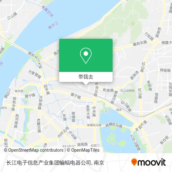 长江电子信息产业集团蝙蝠电器公司地图
