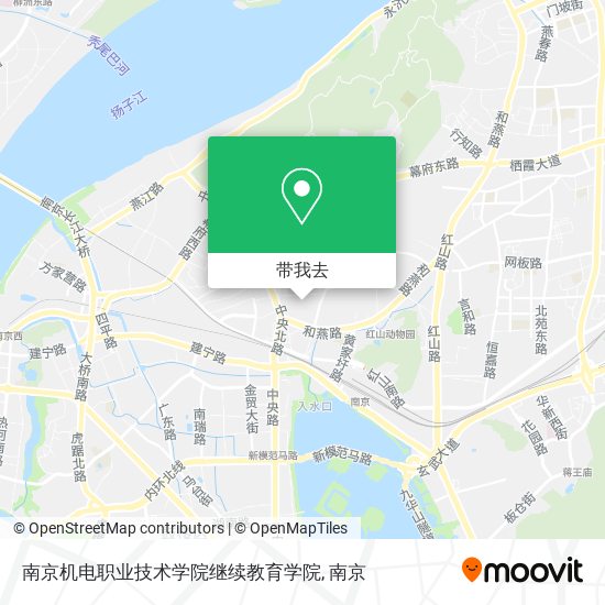 南京机电职业技术学院继续教育学院地图