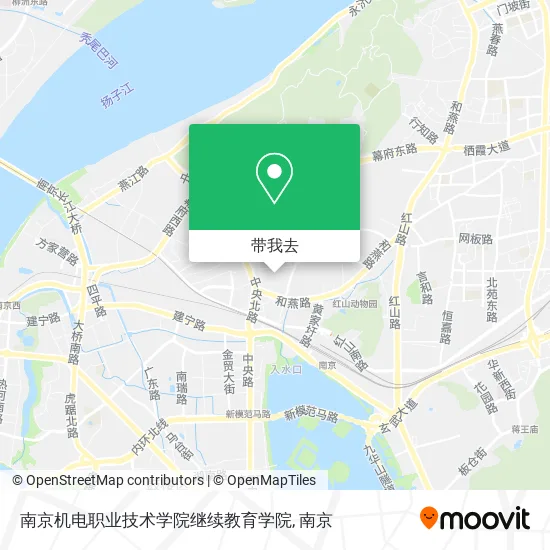 南京机电职业技术学院继续教育学院地图