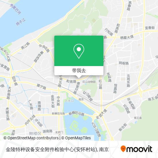 金陵特种设备安全附件检验中心(安怀村站)地图