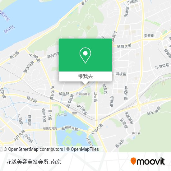 花漾美容美发会所地图