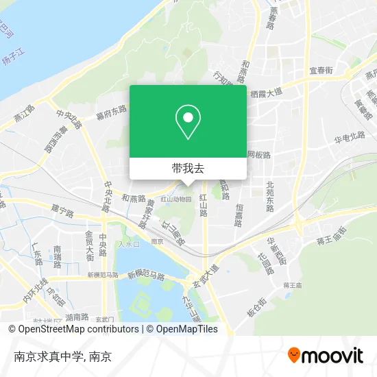 南京求真中学地图