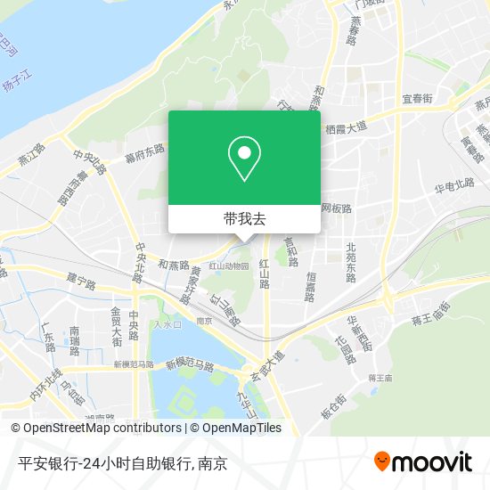平安银行-24小时自助银行地图