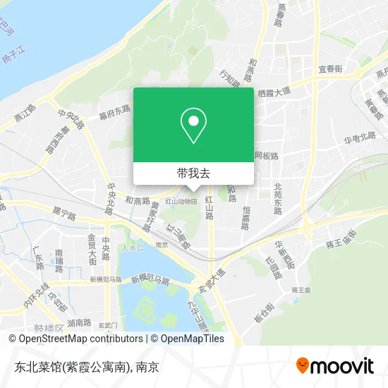 东北菜馆(紫霞公寓南)地图