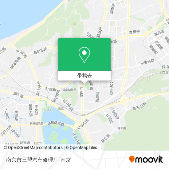 南京市三盟汽车修理厂地图