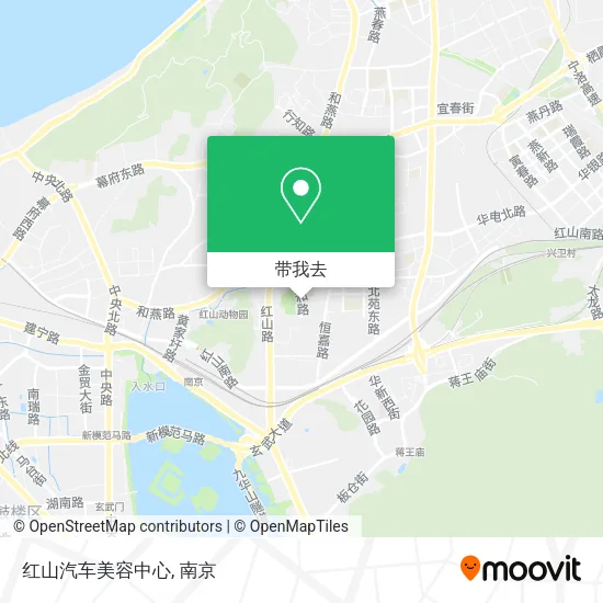红山汽车美容中心地图