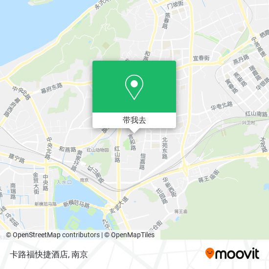 卡路福快捷酒店地图