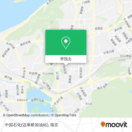 中国石化(迈皋桥加油站)地图