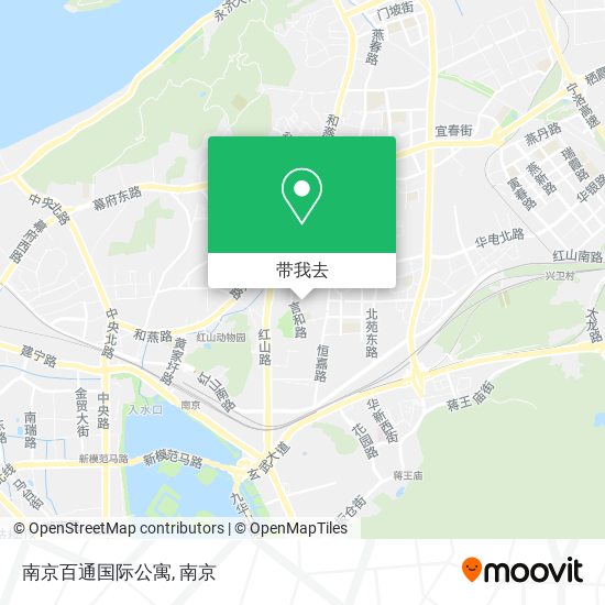南京百通国际公寓地图