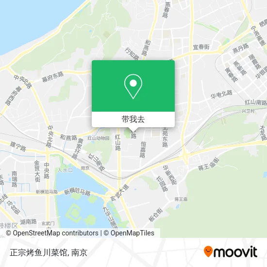 正宗烤鱼川菜馆地图