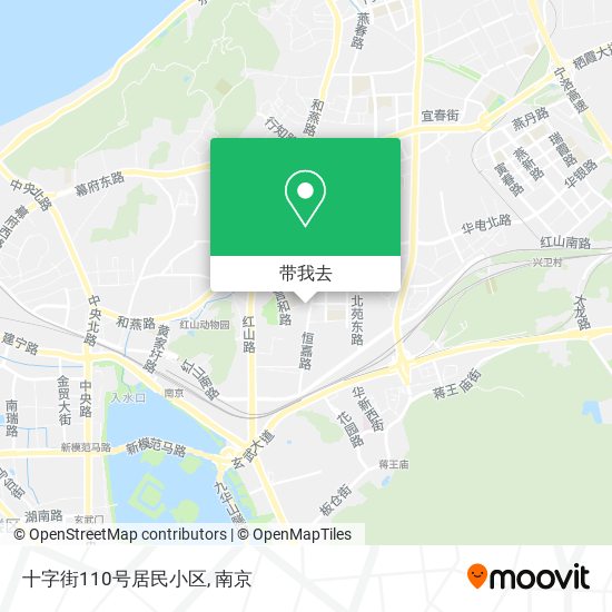 十字街110号居民小区地图