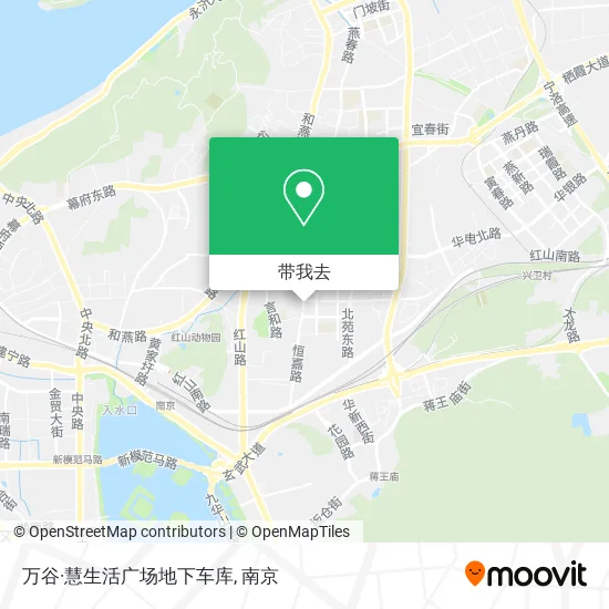 万谷·慧生活广场地下车库地图