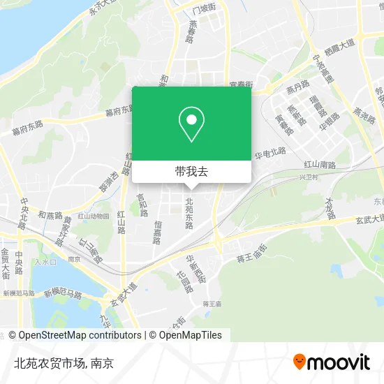 北苑农贸市场地图