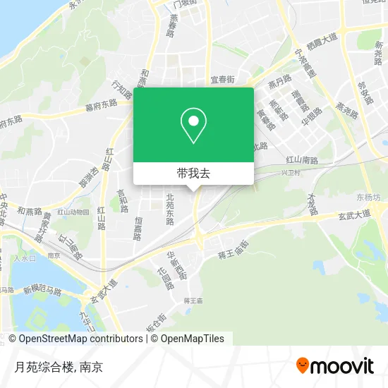 月苑综合楼地图
