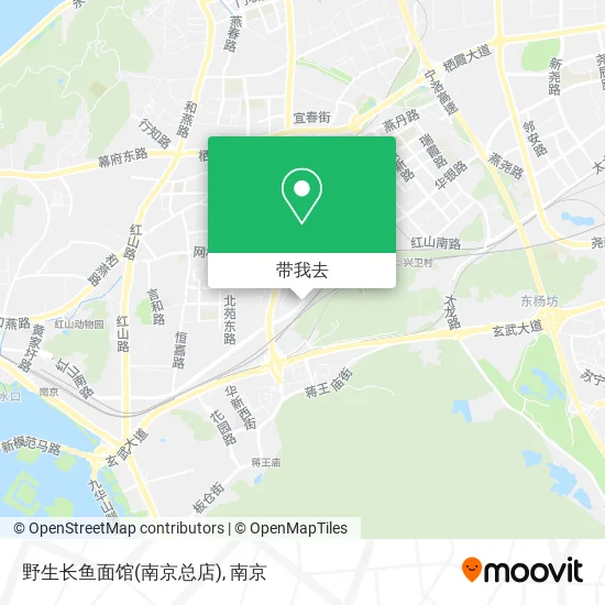 野生长鱼面馆(南京总店)地图