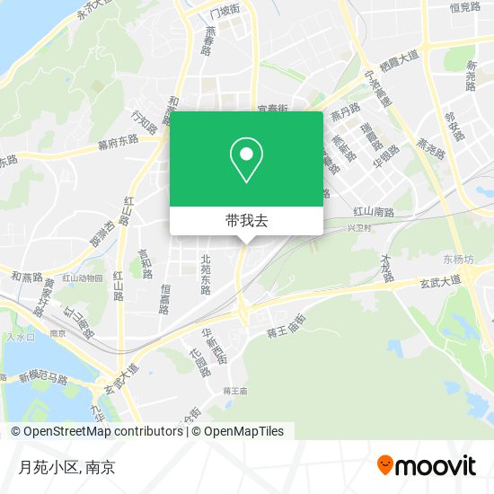 月苑小区地图