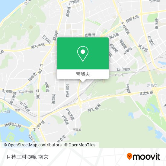 月苑三村-3幢地图