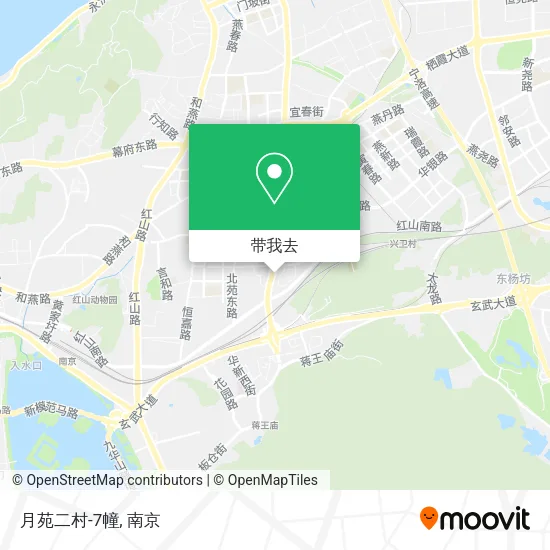 月苑二村-7幢地图