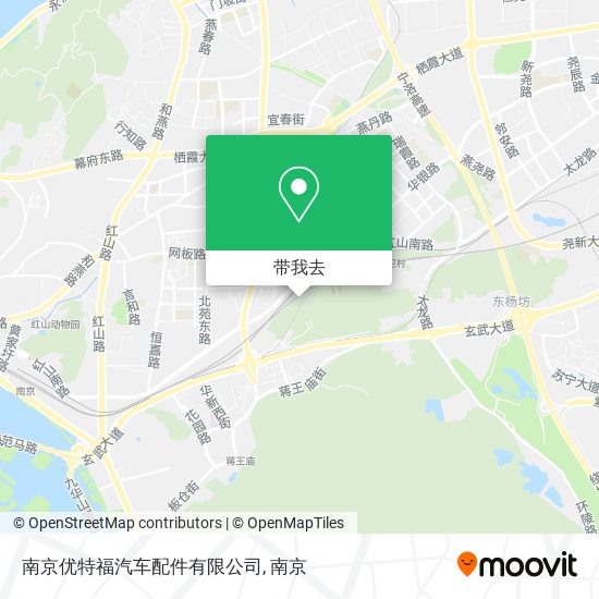 南京优特福汽车配件有限公司地图