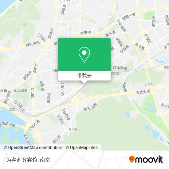 为客商务宾馆地图