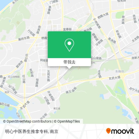 明心中医养生推拿专科地图