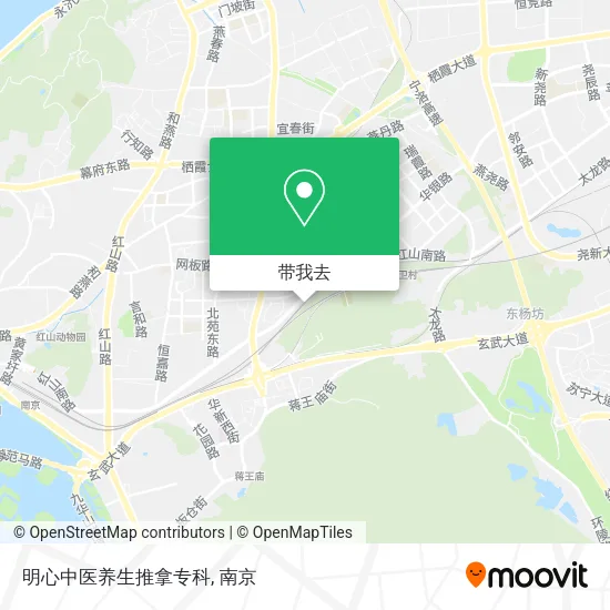 明心中医养生推拿专科地图