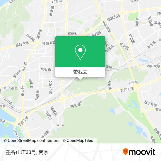 墨香山庄33号地图