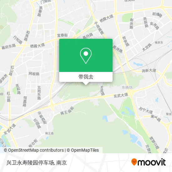 兴卫永寿陵园停车场地图